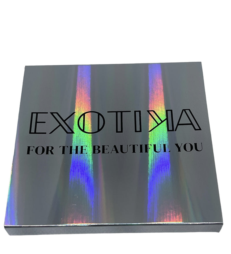 Exotika Beauty Assorted 9 Shade Brown and Gold Eyeshadow Palette Dazzling