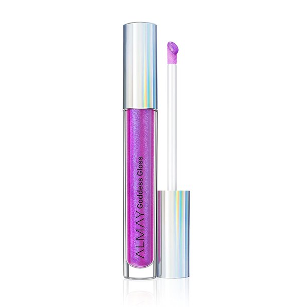 Almay Lip Gloss by Almay, Non-Sticky Lip Makeup, Holographic Glitter Finish, Hypoallergenic, 400 Rainbow