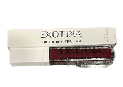 Exotika Beauty Pink Red Glitter Lip Gloss Cheeky