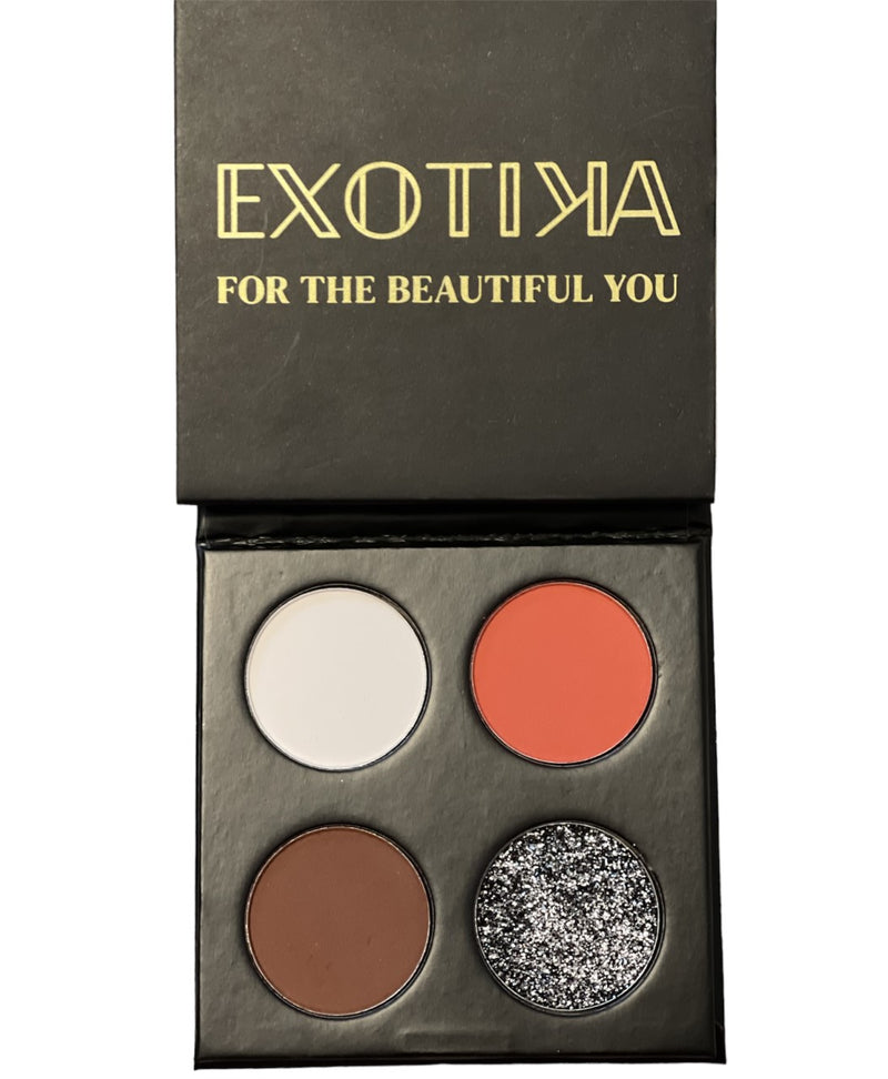 Grey Brown 4 Color Eyeshadow Palette Feisty