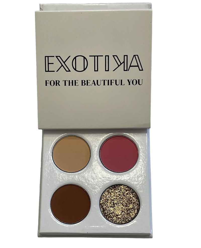 Exotika Beauty Brown 4 Color Eyeshadow Palette Goddess