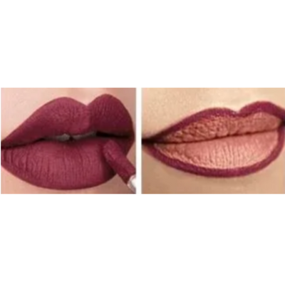 Exotika Beauty Plum Purple Lipstick Lipliner Duo Maui Transfer Proof