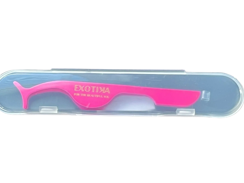 Pink Eyelash Applicator Tool