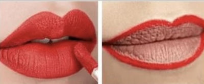 Exotika Beauty Red Lipstick Lipliner Duo Rebel Transfer Proof