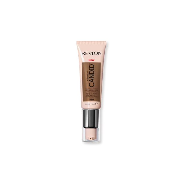 Revlon PhotoReady Candid Natural Finish Anti-Pollution Foundation, 550 Mocha,