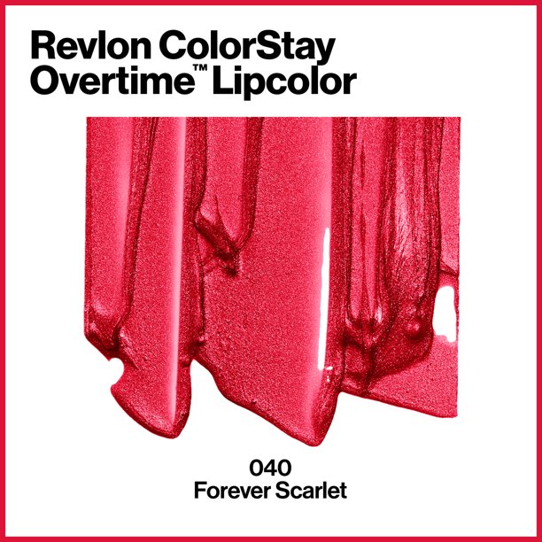 Revlon, ColorStay Overtime Lipcolor 040 Forever Scarlet