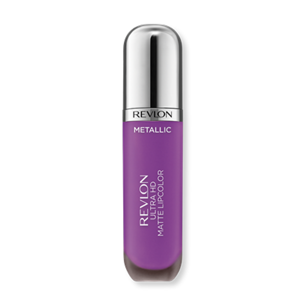 Revlon Ultra HD Metallic Matte Liquid Lipcolor, Liquid Lipstick, 100% Wax-Free, Dazzle 710