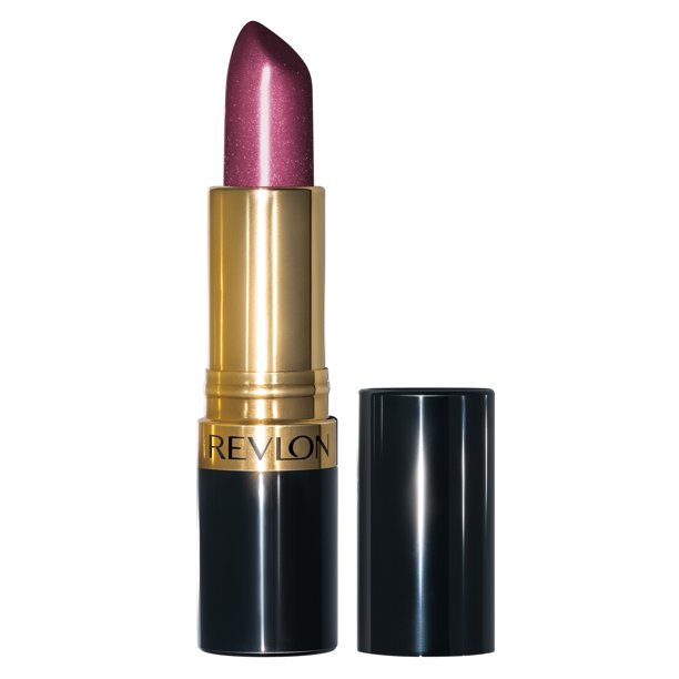 Revlon Super Lustrous Lipstick, Pearl Finish, High Impact Lipcolor with Moisturizing Creamy Formula, Infused with Vitamin E and Avocado Oil, 635 Iced Amethyst