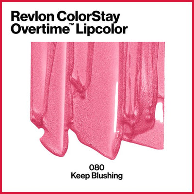 Revlon Colorstay Overtime Lipcolor Pink, 080 Keep Blushing,
