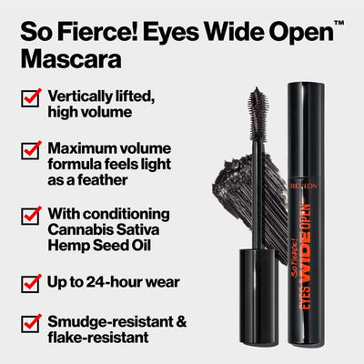 Revlon So Fierce Eyes Wide Open Mascara 102 Black