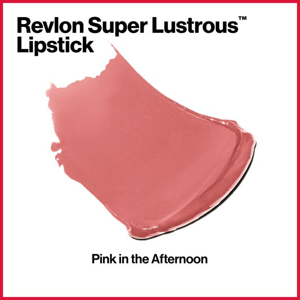 Revlon Super Lustrous Lipstick with Vitamin E and Avocado Oil, 415 Pink In The Afternoon