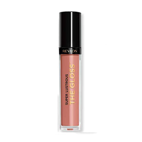 Lip Gloss by Revlon, Super Lustrous The Gloss, Non-Sticky, High Shine Finish, 215 Super Natural