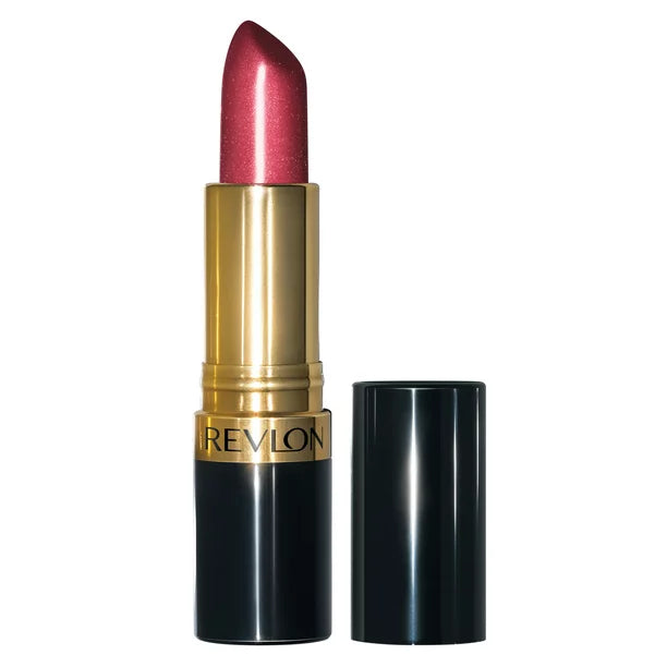 Revlon Super Lustrous Lipstick, Pearl Finish, High Impact Lipcolor with Moisturizing Creamy Formula, Infused with Vitamin E and Avocado Oil, 520 Wine With Everything