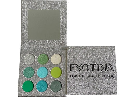 Sensuous Blue Green Eyeshadow Palette - Exotika Beauty